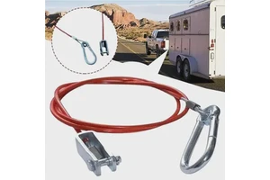 Caravan Stainless Steel Trailer Breakaway Rope Trailer Caravan Brake Away Breakaway Safety Cable Braked Hitch Accessories Parts