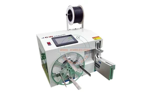 JCW-WB02 Automatic Cable Harness Wrap Tape Winding Machine And Electronic Wire Touch Screen Single Tie Machine