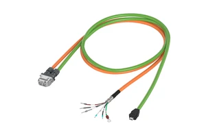 Dual Cable Pre-assembled 4x0.75+2x0.38/3x2x0.25 for Motor S-1FL2 SH20/30/40 with S200