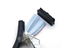3M Shielded Jacket Flat Ribbon Cable IDC Connector 20Way Pitch 1.27mm 28AWG Copper Conductor Custom Wire Harness Cable Assembly