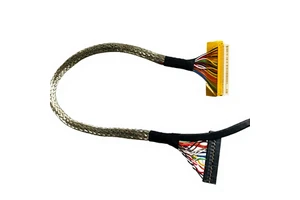 PCB Shielding Aluminum Woven Mesh RVVP Lvds Connector Interface Cable