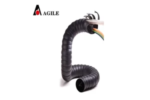 Agile 3D Flexible Reinforced Nylon Robot Cable Chain- Type Temperature Range -40C 130C 8-30mm Cable Diameter
