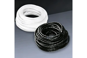 50m/100m Easy Installation Spiral Cable Wrap PE Material Flexible Wire Organizer Sleeve Anti-aging Corrosion-resistant