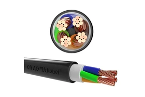 VVG Low Voltage Stranded Copper Cable PVC Insulation 3x6+1x4mm 0.66kV Electrical Distribution Cable For Residential Wiring