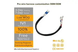 Automotive & Motorcycle Electrical Wiring Harness PVC Insulated Cable with IP65 Rating for ECU/Lighting Signal Control Systems