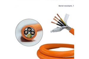 Wholesale Wear Resistant Fiberglass Braid& PVC Flame Retardant Drag Chain Cable for Robot Moving Tracks and Assembly Lines