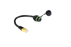 Industrial Grade RJ45 Connector CAT6 Outdoor LAN Cable Joiner Extender Waterproof Male/Female Power