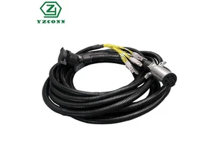 YZlink Customized American Trailer Power Plug Wire 7-core Trailer Extension Cable Wiring Harness