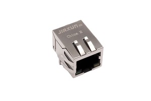 Single Port Cat5e Network RJ45 Female Connector Jack 180 Degrees RJ45 Modular Plug Internet Ethernet Jacks TRJ0011ABNL