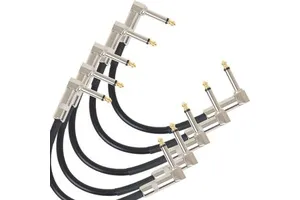High Quality Sendi RP-B09 Durable Coated Flat Guitar Cable for Electric Guitar Effects Stringed Instruments Parts Accessories