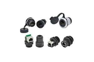 Wholesale Rj45 Ethernet Waterproof Ip67 OEM Rj45 Panel Mount Connectors Adapters Male Female Waterproof Connector Rj45