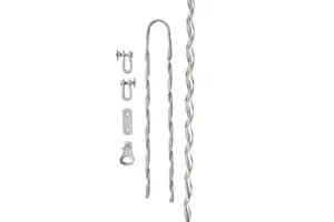 ADSS optical cable pre-twisted strain relief clamp OPGW optical cable tensioning clamp hardware assembly