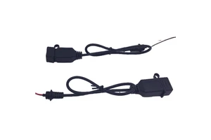 SAE USB 2.0 Charging Cable 1m Tinned Copper PVC/TPE/Nylon Solar Auto Trailer DC 5.5x2.5 6V 2.1A with Phone Holder