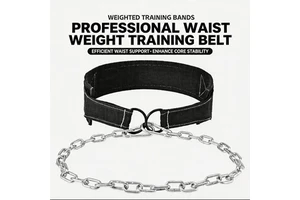 Gym Waist Support Pull-up Dip Belt Back Support Strap WEIGHTLIFTING DIP BELT Weight Lifting Belt With Chain