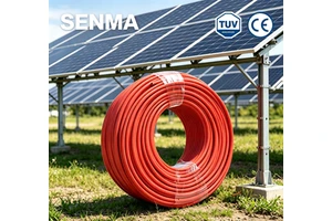 Power Cable Photovoltaic Cable Tuv Rhainland Aluminum Alloy PV Cable DC 1500V XLPO Insulation Solar Cable