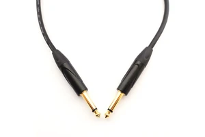 Factory Direct OEM ODM Electric Guitar Cable 6.3 Mono Audio Jack to Jack Musical Instrument Cable for Speaker Application