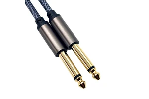 1/4 Inch TS to TS Electric Guitar Cable Guitar Amp Cord, Instrument Cable for ElectricGuitar, Mandolin, Bass AMP Keyboard Mixer