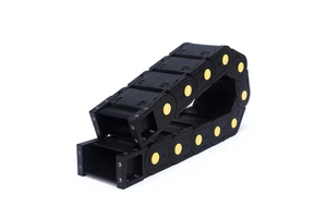 35*100mm H35*100 H35.100.F.R100.N Cnc Plastic Nylon Flexible Bridge Wire Cable Drag Chain Carrier Drag Chain