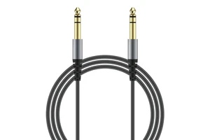 Length 6.35mm Male to Male Stereo Audio Instrument Cable TRS 1/4 6.5mm Balanced Guitar Cable Copper Wire 1.5/3m
