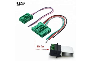 Automotive Connector Wire Harness 2 Pin 6 Pin High Temperature Wear Resistant AC Blower Motor Plug Car Electrical Cable Assembly