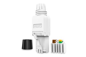 RJ45 Connector Toolless Free Tool CAT6A Reusable Termination Plugs Ethernet Field Modular PLug