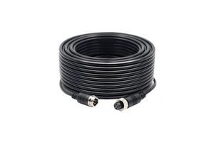 IPoster 20M 4Pin Video Extension Cable Wire 66Ft for Rear View Reversing Camera Car Truck DVR MDVR Monitor