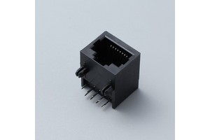 RJ45 Ethernet Connectors FUGANG RJ-058-1-6 18 High Copper Housing 8P8C 90 Degree Bend Female Single Head Mesh IP20