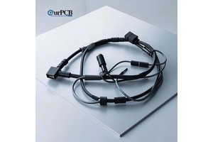 Spiral Custom Fiber Optic Cable Throttle Auto Wire Harness Branded Silicone Fast Charging Cable Audi Handbrake Cable Assembly
