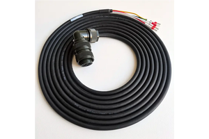 High Power Copper Encoder/Power Cable for Servo Motor with Rubber/PE/PVC Insulation 250V 1*1.5 Mm-100% Tested