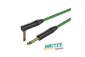 ROXTONE Professional Guitar Cable MGJJ170L9 J2RBG J2BG GC060T Right Angle 6.3mm Mono Plug 20AWG PVC 7mm Jacket Foamed PE 3.2mm