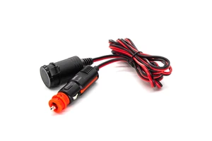 12V 24V Automotive Wire Harness with Cigarette Lighter Plug on Off Switch Car Electric Charger