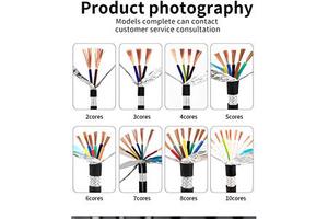 KEJIAN LiYY PVC Insulated Copper Stranded Round Data Cable 300V Rated Customizable Diameter -5C To +70C Temperature Range