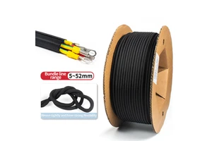 Open Wound Textile Braided Conduit for Cable protection Wrapped with Environmentally Flame-retardant Automotive Wire Harness
