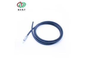 Soft Silicone New Energy Wiring Harness Copper Lug Terminal Wire High Temp Resistant Unmanned Robot Red Black Connecting Cable