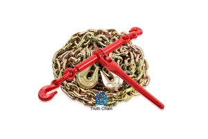 G70 Transportation Link Chain With Zinc Finish Hook Welded Structure Drag Chain