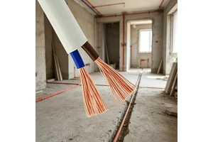300/500V Rated Flexible PVC Cable, Pure Copper Conductor, Insulated Sheathed Wire for Building & Stage Applications