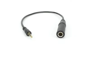 Factory-customized 6.35mm 1/4 Inch Female to 3.5mm Male Audio Cable 24AWG OFC Gold-Plated for Guitar, Mixer & Audio Equipment