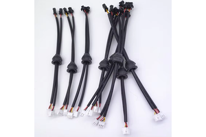Chinese Factory Manufacturing Custom Waterproof Electronic Wire Harness Cables with Protective Buckle