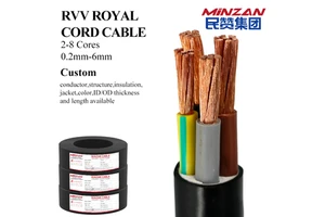 Royal Cord 12/2 14/4 12/6 6/2 16/3 AWG Gauge Electrical Copper Multi Cable Stranded Flexible Royal Cord Power Cable