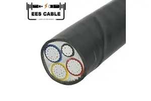 NA2XY YJLV AR2V U-1000 AL XLPE PVC Power Cable 3x70+35 4x16 4x95mm2 0.6/1kV Aluminum Underground Wire for Power Distribution