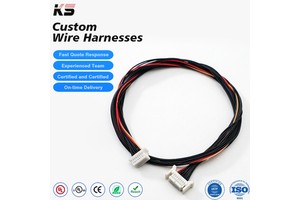 High Quality Copper Automotive Wiring Harness Pvc Jacket Trailer Motorcycle Connector Assembly Industrial Application