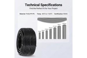 PP Flame Retardant Electrical Conduit, Cold & Heat Resistant For Automotive Wire Harness Protection