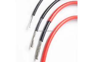 High Quality 1500V Solar Panel PV Cable Black/Red Single PE Stranded Welding Cable 4mm2 PVC for Photovoltaic Power Stations