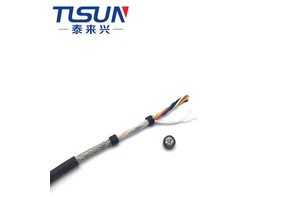 CE Certified Flexible Control Cable HF-CY 5X0.25mm2 Drag Chain Cable