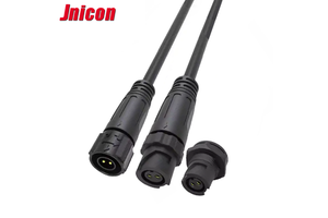 Bayonet Connector 5A 120V M12 Series 2pin Waterproof IP67 Cable Plug Circular Connector With Quick Connection