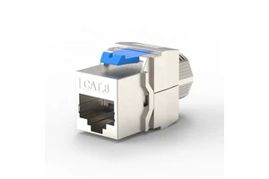 Linkwylan Cat8 Keystone Module RJ45 Shielded Keystone Jack for Cat8 Cable Face Plate Blank Patch Panel Ethernet Connectors