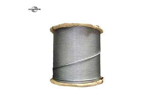 7X7 7X19 1.0mm 1.5mm 2.0mm Motorcycle Automotive Inner Brake Cable Stainless Steel Or Galvanized Inner Wire Rope Control Cable