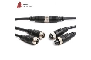 GX12 Series Waterproof Aviation Connector Plug, 2-7 Pin Male Female Electrical Wire Harness with Cable for Sensor