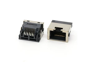 MId Mount 5.8MM Single Port DIP Type RJ45 Female Connector