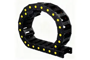 For Cnc Engraving MachineStrengthen Tank Chain 45x100mm Flexible Nylon Cable Drag Chain